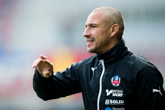 Helsingborgs manager Henrik Larsson
