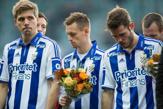 IFK Göteborgs Mikael Boman, Jakob Ankersen och Emil