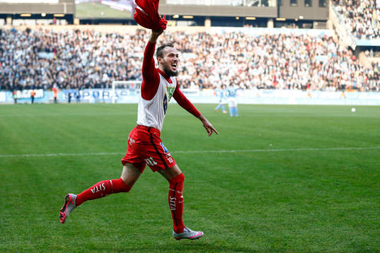 Norrköpings Emir Kujovic jublar