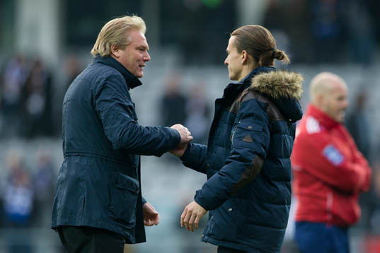 IFK Göteborgs tränare Jörgen Lennartsson och f.d. IFK