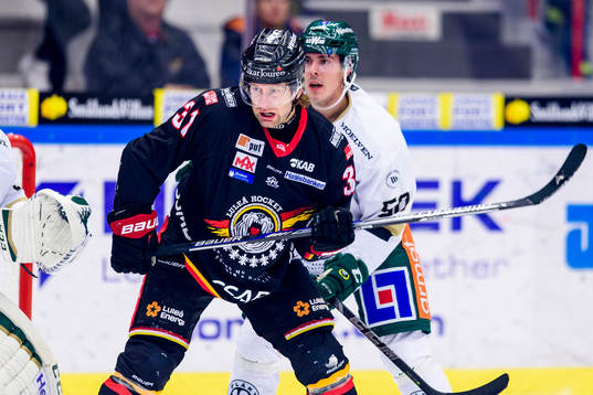 Luleås Jonathan Granström och Färjestads Sebastian Erixon