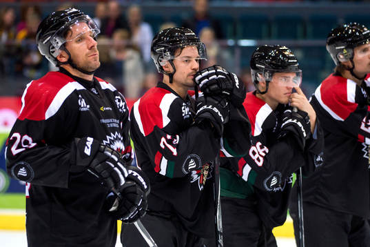 Frölundas Joel Lundqvist, Patrik Carlsson och Andreas