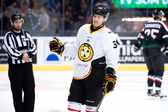 Brynäs Nick Johnson jublar
