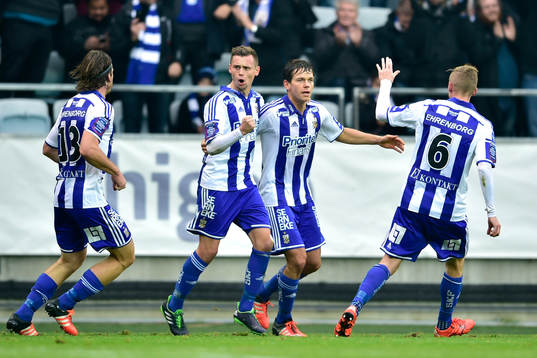 IFK Göteborgs Mads Winther Albeck jublar