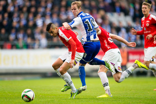 Kalmars Emin Nouri och Gustav Engvall