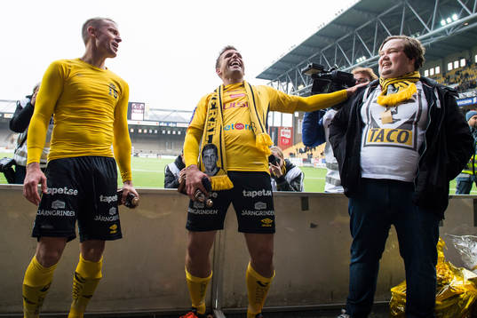 under en fotbollsmatch i Allsvenskan mellan Elfsborg och