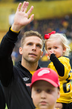 Elfsborgs Anders Svensson med barnen