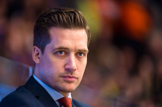 Växjös tränare Sam Hallam