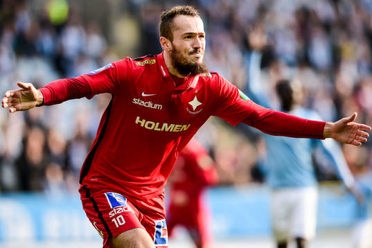 Norrköpings Emir Kujovic jublar