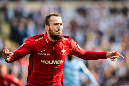 Norrköpings Emir Kujovic jublar