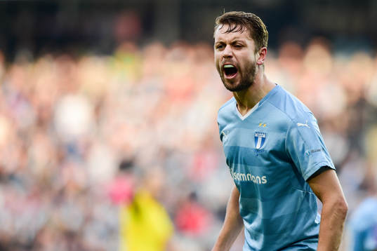 Malmös Kari Arnarson skriker ut sin ilska