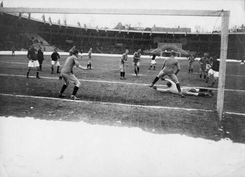 Hur danskarna gjorde andra målet. 31 oktober 1915