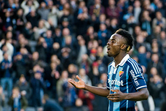 Djurgårdens Sam Johnson deppar