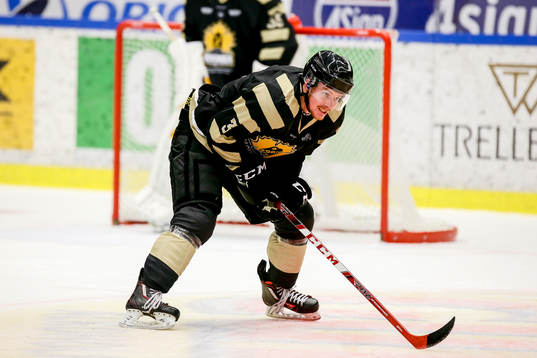 Skellefteås Niclas Burström fick en smäll