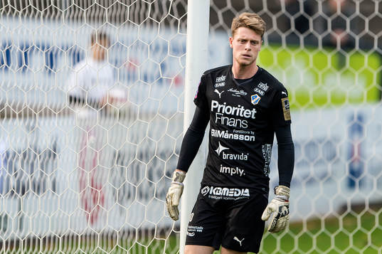 Halmstads målvakt Malkolm Nilsson