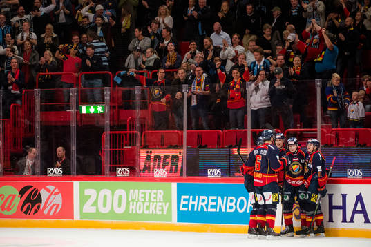 Djurgårdens spelare jublar