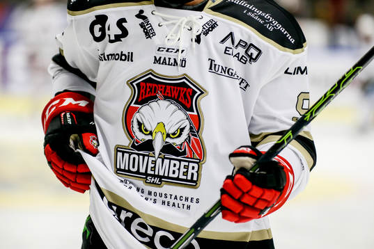 Malmö Redhawks matchtröja i movember edition