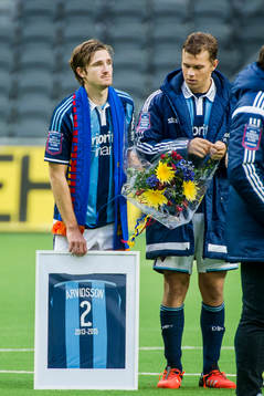 Djurgårdens Jesper Arvidsson blir uppmärksammad för sin