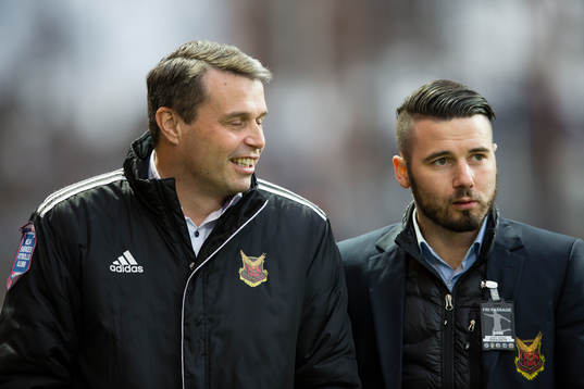 Östersunds ordförande Daniel Kindberg och