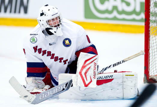Norrbottens målvakt Albin Enqvist