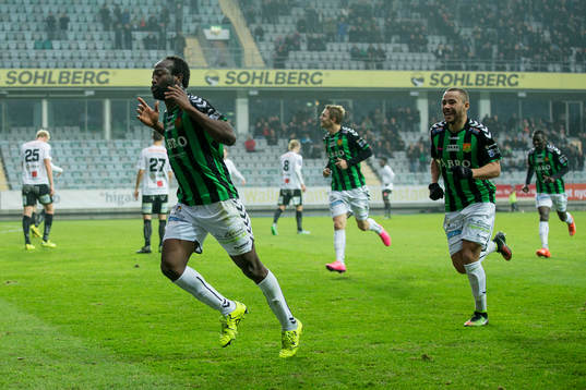 GAIS Reuben Ayarna jublar