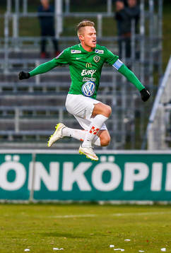 Jönköpings Tommy Thelin jublar