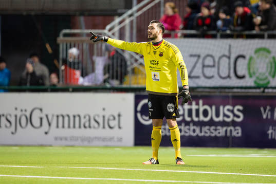 Östersunds målvakt Haraldur Björnsson