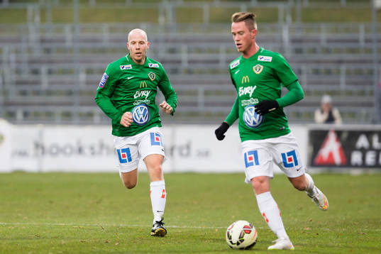 Jönköpings Viktor Rönneklev och Tommy Thelin