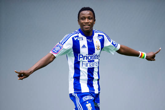 IFK Göteborgs Prosper Kasim jublar