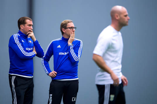 Djurgårdens tränare Christoffer Augustsson