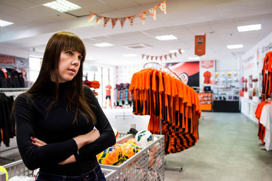 Kristina Danielyan jobbar i Shakhtar Donetsks