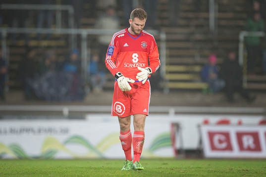 Ängelholms målvakt Carl Lindell