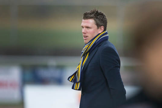 Ängelholms tränare Christian Järdler före
