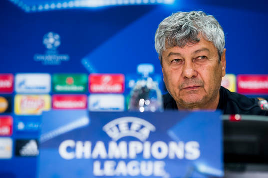Shakhtar Donetsks tränare Mircea Lucescu