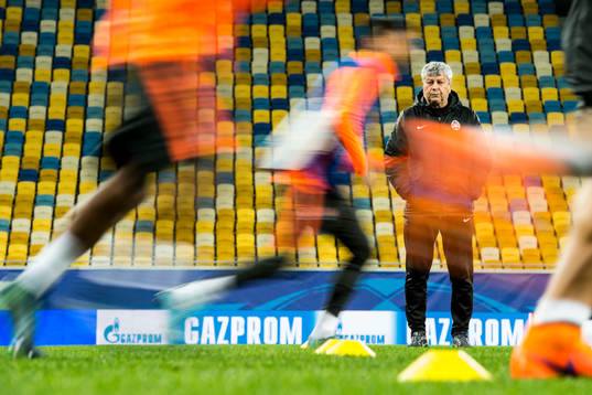 Shakhtar Donetsk tränare Mircea Lucescu