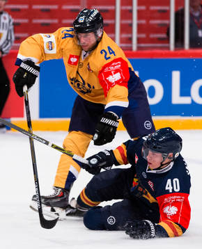 Lukko Raumas Filip Riska och Djurgårdens Tomi Sallinen