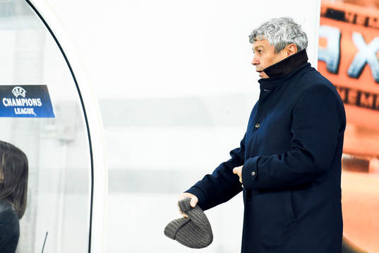 Shakhtar Donetsks tränare Mircea Lucescu