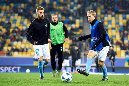 Malmö FFs Rasmus Bengtsson och Oscar Lewicki