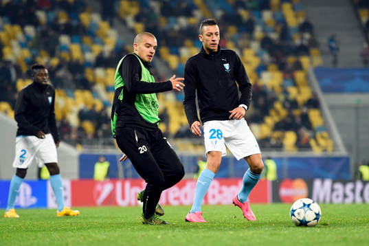 Malmö FFs Vladimir Rodic och Nikola Djurjic