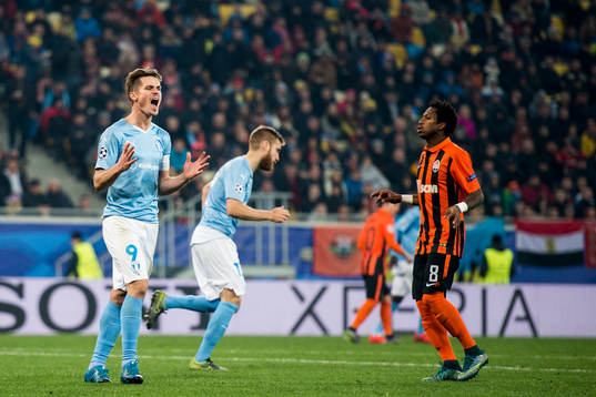 Malmö FFs Markus Rosenberg deppar