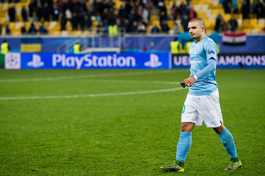 Malmö FFs Vladimir Rodic deppar