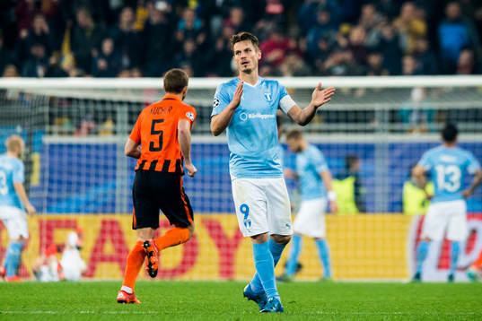 Malmö FFs Markus Rosenberg deppar