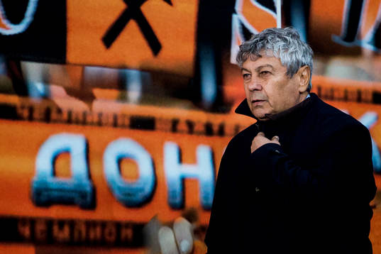 Shakhtar Donetsks tränare Mircea Lucescu