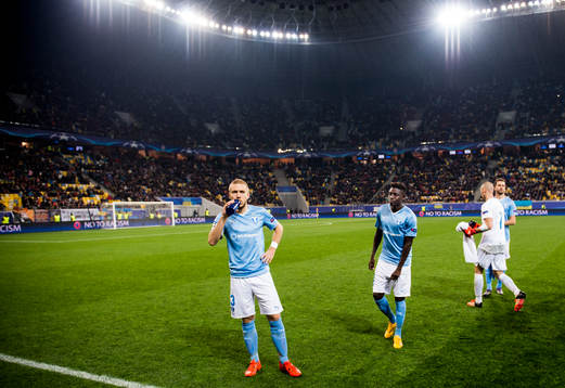 Malmö FFs Anton Tinnerholm och Pa Konate