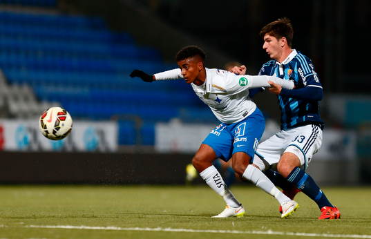 Norrköpings Tesfaldet Tekie och Djurgårdens Jakob Glasberg