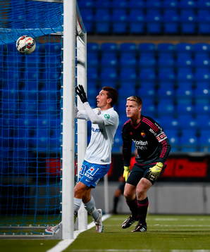 Mål 1-3 av Norrköpings Adnan Kojic förbi