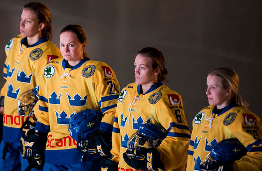 Sveriges Erica Udén Johansson och Lina Bäcklin