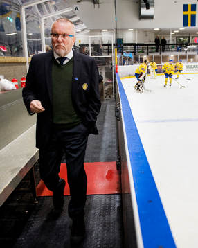 Sveriges förbundskapten Leif Boork