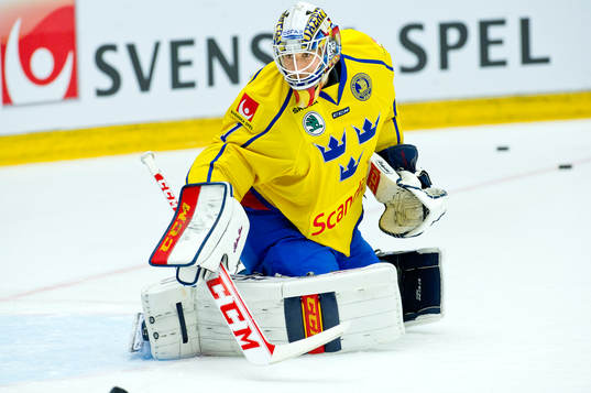 Sveriges målvakt Henrik Karlsson
