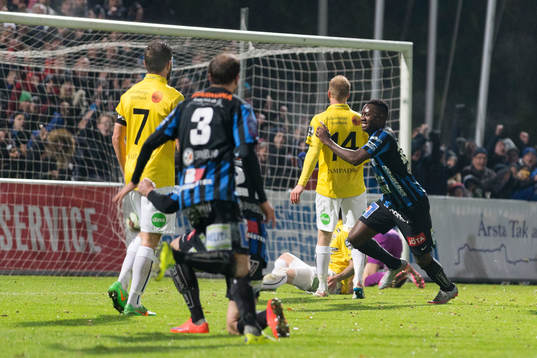 Sirius Moses Ogbu kvitterar till 2-2 i andra halvlek